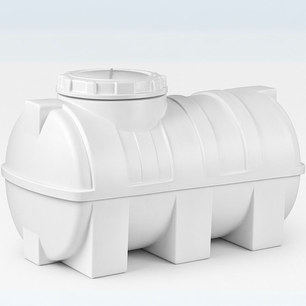 نمای سوم مخزن افقی