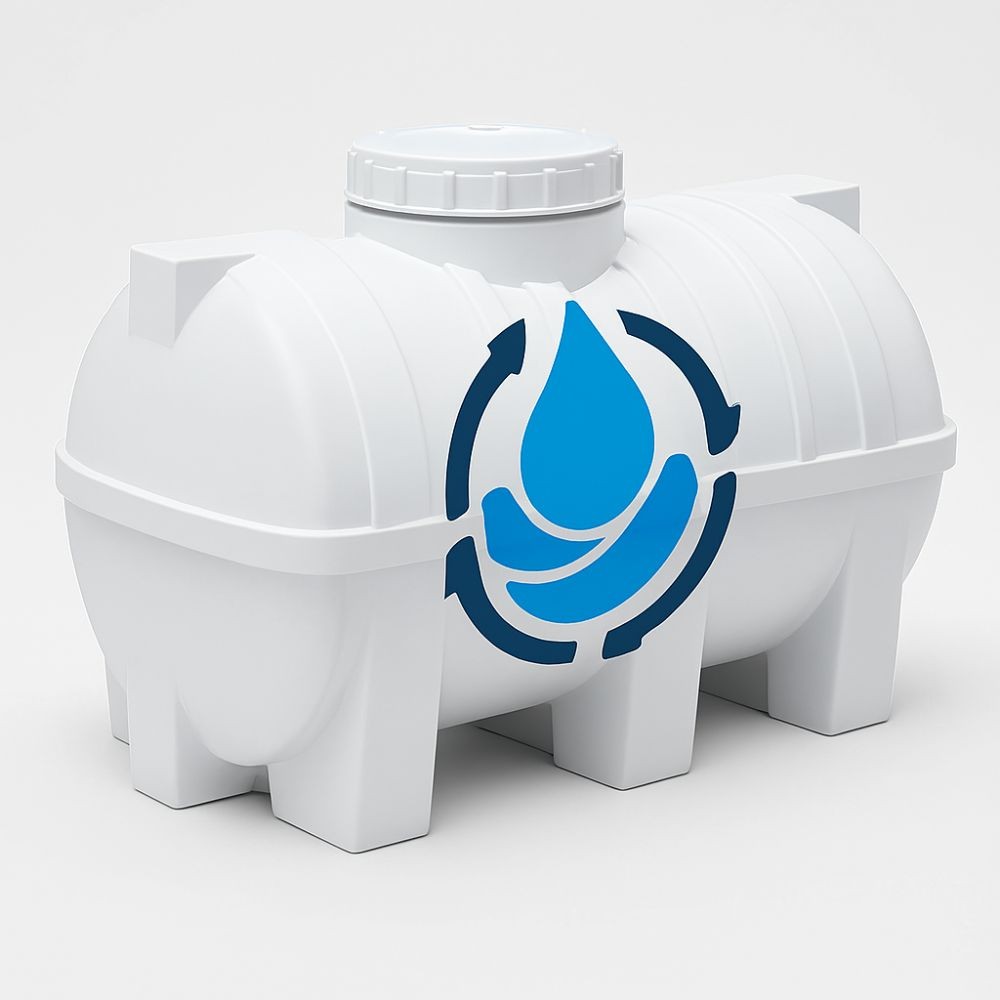 مخزن افقی پلی اتیلن فراپلاست - نمای اصلی