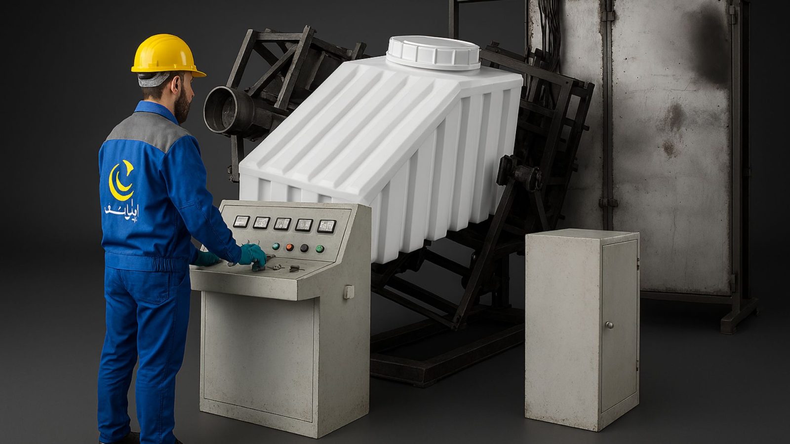 نمای سوم مخزن زیرپله ای